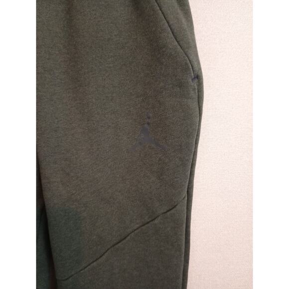 Nike Air Jordan Joggers Men's XS Green Shield Fleece Athletic Sports Sweatpants - Picture 3 of 8